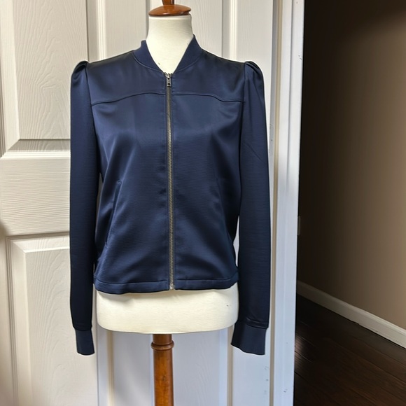 hinge Jackets & Blazers - hinge Satin Bomber Jacket